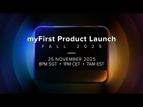 myFirst Product Launch Fall 2025 - Fall Product Lineup
