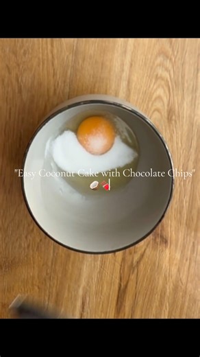 "Coconut Chocolate ChipCake🥥"/#fyp#viral#trending#cake#shorts#explore