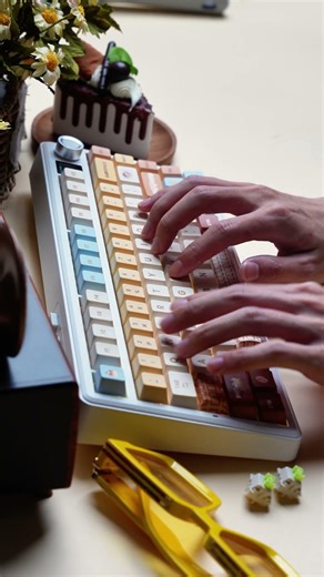 EPOMAKER X AULA F75 Max #mechlands#keyboard #mechanicalkeyboard #typingasmr #gamingcommunity