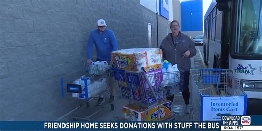 Friendship Home seeks donations with Stuff the Bus