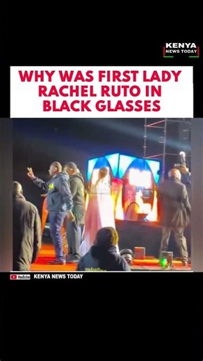 WHY WAS FIRST LADY RACHEL RUTO IN BLACK GLASSES #cyrusjirongo #railaodinga #rachelruto #kindiki