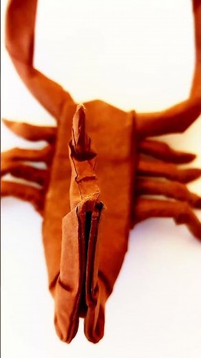 Origami Scorpion at Different Levels (Jozsef Zsebe, Jo Nakashima, Robert J. Lang and MK)