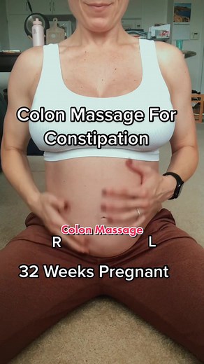 TAG a #constipated friend needing to 💩 #constipation #poop #mom #pregnant #32weekspregnant #bloated #thirdtrimester #guthealth #pelvicpt #physicaltherapy #dpt #pt #foryou #lifehack #trend #massage