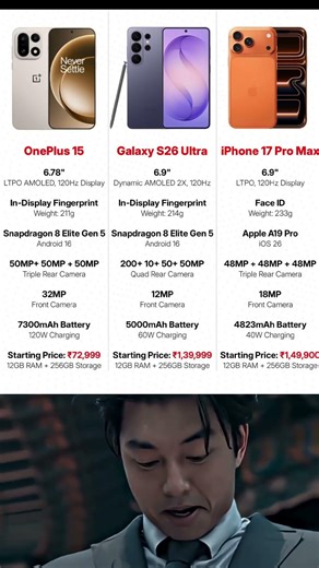 OnePlus, Samsung or Apple. Drop your pick in the comments.#Techinformer #SamsungGalaxyS26Ultra