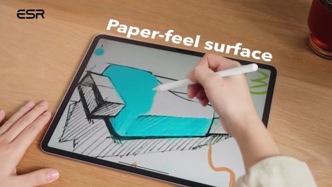 ESR 2 Pack Paper-Feel Screen Protector for iPad Pro 13 Inch (M5/M4) 2025/2024, Write and Draw Like on Paper, with Easy Installation Tray, Anti-glare,Thin and Responsive