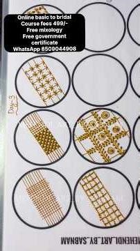 6 different type check design #ytshorts #art #mehendi