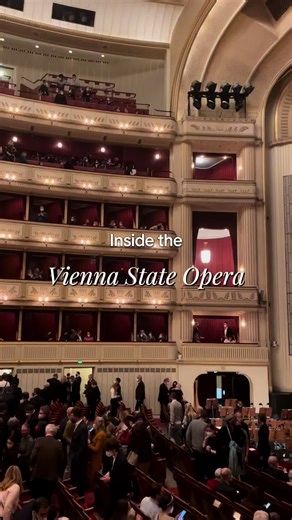 Inside the Vienna State Opera. #opera #operahouse #vienna #classicalmusic #operatravel
