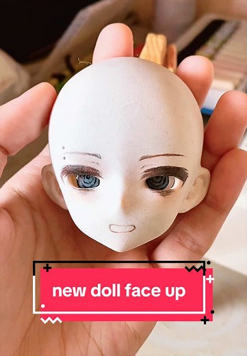BJD Doll Face Up & Wig Styling
