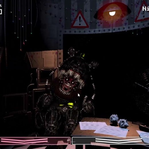 Nightmare from FNaF4 Possessed by William Afton (FNaF Jumpscares)