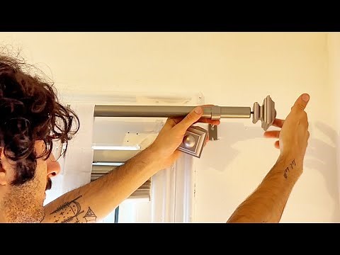 KAMANINA Curtain Rods Installation & Review!