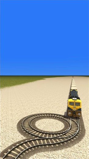 TRAIN PASSING RISKY BUMPY TRACKS 😱 indian train Simulator #shorts #Railroad #Crossing