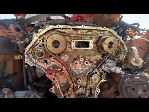 350z G35 VQ35DE TDC (top dead center) timing marks
