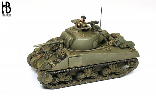 How to paint a British Sherman tank, and a new book: Painting Wargame Tanks
