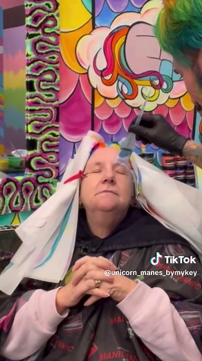 Rainbow Hair Tutorial with Manic Panic
