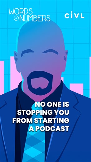 1K views · 20 reactions | A university study claims the podcast world isn’t diverse enough, as if unseen gatekeepers are blocking people from making shows. The truth is simpler: podcasting is open to everyone, and the only barrier is deciding to sit down, hit record, and actually do the work. | Words & Numbers | Facebook