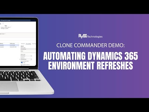 Clone Commander Demo: Automating Dynamics 365 Environment Refreshes
