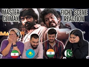 MASTER CLIMAX Fight Scene Reaction | Vijay Thalapathy | Vijay Sethupathi | Foreigners React