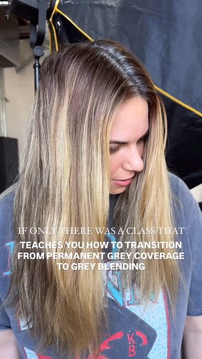 CARLY ZANONI • Color & Placement Expert For Hairstylists | 📌 IF ONLY THERE WAS A CLASS THAT TEACHES YOU HOW TO TRANSITION FROM PERMANENT GREY COVERAGE TO GREY BLENDING ✏️ WHAT YOU’LL LEARN: + How... | Instagram