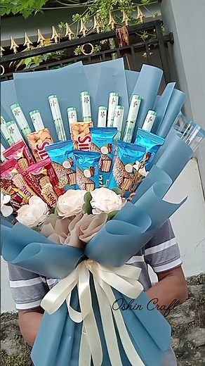Buket Uang dan Snack #diy #bungawisuda #bouquet #florist #buketuang #tutorial