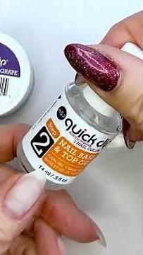 Transform your nails with the Quick Dip Oh That's Just Grape and our Quick Dip Mini Kit! 🍇✨