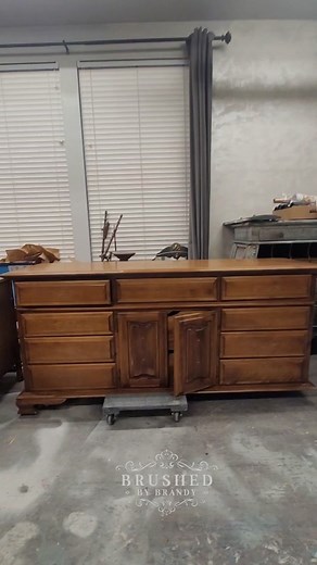 A curbside find saved with a purple paint makeover and headed on to become a bathroom vanity. I used Wise owl paint in black cherry, native clay and weathervane along with the magnolia and gold harlequin transfers from redesign with prima. Stay tuned for how to get this faux marble top using Amazing clear cast resin from Alumilite. Catch this full makeover up now at youtube.com/brushedbybrandy #brushedbybrandy #paintedfurniture #diy #chalkpaint @Redesign with Prima®️ @WiseOwlPaint