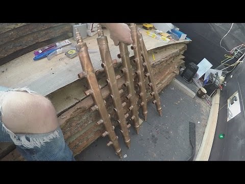 4K HD: How to build a solar evacuated tube heat exchanger