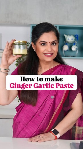 MasterChef Pankaj Bhadouria on Instagram: "How to make Ginger Garlic Paste The secret to a good Ginger Garlic paste is in the right ratio! Always use 60% garlic and 40% ginger and do a bit of salt & white vinegar to control the microbial activity if you wish to store it for a longer time. So check out how to make and ginger garlic paste and retain its taste and aroma too! . #gingergarlicpaste #ginger #garlic #pankajbhadouria #reels #recipe #recipes"