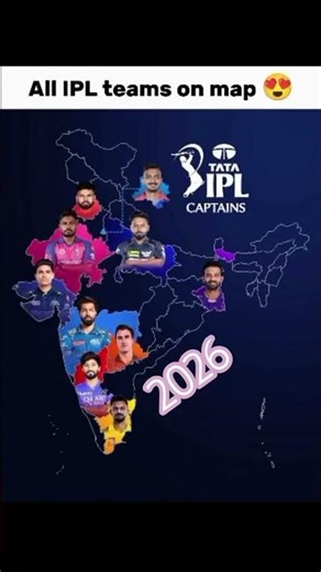 All ipl teams on map 😍 #ipl2026