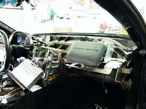 1998 C5 Corvette Dash Pad Removal