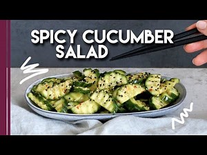 Spicy Cucumber side dish | Asian style