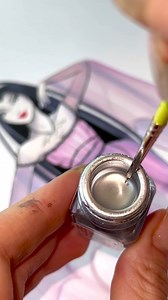 657K views · 39K reactions | Lily  #lilymunster #themunsters #halloween #spookyseason #fashionillustration #copicmarkers #oddlysatisfying #asmr | Holly Nichols Illustration | Facebook