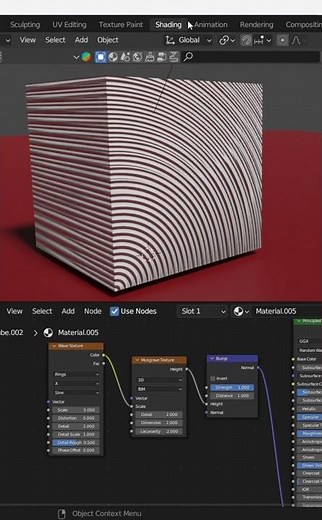 Blender Quick Tip: Combining Textures for Radial Surface Detail #blender3d #blendertutorial