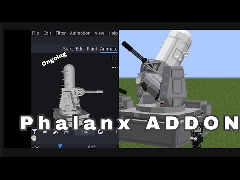 Phalanx CIWS addon for MCPE/MCBE