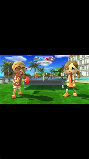 20-20 TIE IN TABLE TENNIS? - Wii Sports Resort #wiisportsresort #tabletennis