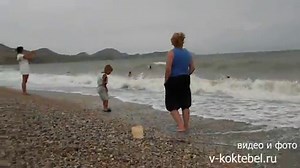 Коктебель море и пляж на фото и видео
