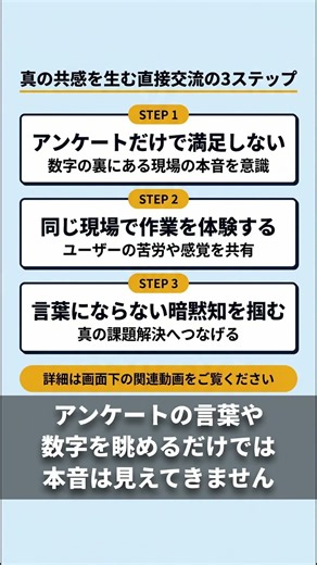 アンケートでは見えない共感の本質 #shorts #DX