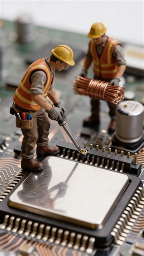 Tiny Workers Building a Laptop 💻 | Miniature AI World