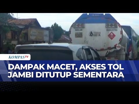 Muaro Sebapo Toll Road Temporarily Closed, Jambi-Palembang Traffic Diverted | KOMPAS SIANG