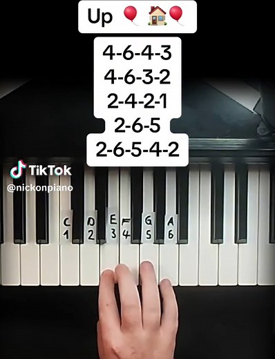 Up Theme Song Piano Tutorial