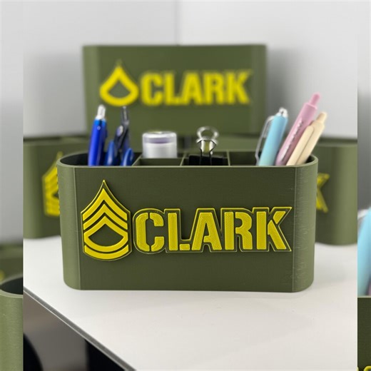Personalized Army Sergeant First Class Desk Organizer, Sergeant First Class Desk Organizer, Army SFC Gift, Army Promotion Gift - Etsy