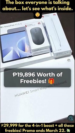 HUAWEI MatePad 11.5 S (2026) Unboxing: How I Got ₱23,896 in Value! 📦💻 #huawei #matepad #huaweimobile