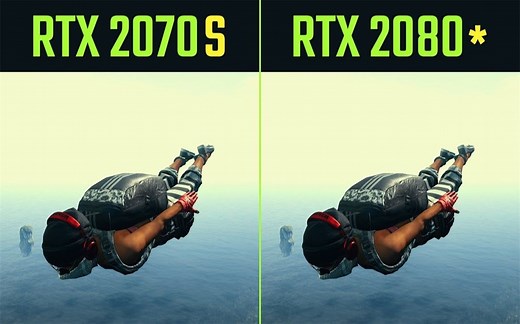 RTX 2070 Super vs RTX 2080 显卡性能测试对比（测试分辨率为1440P，U为I7-9700K） 1080P 60帧视频