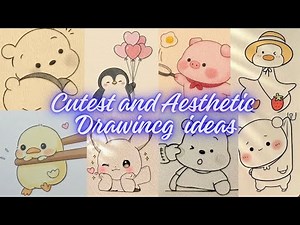 Easy Cute Doodles Anyone Can Draw ✨ Aesthetic Drawing Ideas Beginner Friendly cute Drawings