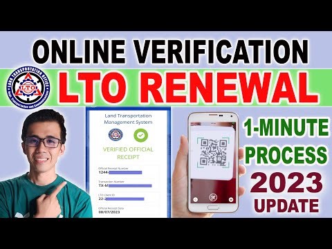 PAANO VERIFY ANG RENEWAL NG SASAKYAN SA LTO ONLINE | ONLINE LTO RENEWAL VERIFICATION NEW UPDATE 2023