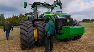 Grandpa checking on his favorite farm buddy — his trusty JD tractor — at the farm show!  Still running strong, just like him! #GrandpaLife #FarmShow #JohnDeereLove #CountryPride #GreenMachine #FarmStrong #RuralRoots #OldButGold #FarmLifeForever | Agnes Weppler | Facebook