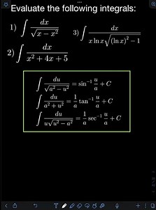 18K views · 339 reactions | Integrals Yielding Inverse Trigonometric Functions #enginerdmath #integrals #foryou | Enginerdmath | Facebook