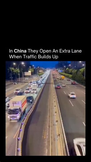 Business | News | Tech | Facts on Instagram: "On some busy highways in China, specially designed barrier-moving trucks can slide the central concrete divider sideways to instantly create an extra lane. Two linked machines lift and shift the barrier section by section, reallocating road space to the direction with heavier traffic during peak hours. When traffic patterns change, the process is reversed just as smoothly. It’s a smart example of adaptive road engineering that improves traffic flow w