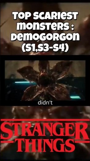 Meet the Demogorgon: Stranger Things' Most Chilling Creature #StrangerThings #Demogorgon #Horror