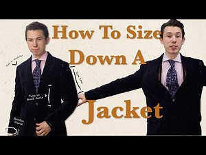 How to Completely Resize a Sport Coat | Taking in shoulders, increasing front darts, Pressing velvet