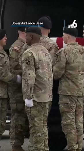 Trump receives bodies of 6 U.S. soldiers killed in drone strike